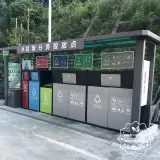 深圳标准室外喷塑分类垃圾亭