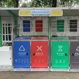 城中村镂空生活垃圾分类垃圾亭定制